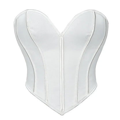 EleganceLace™ Overbust Corset Crop Top with Push-Up Design