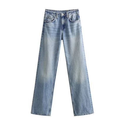 Stonewave Retro Wide-Leg Jeans