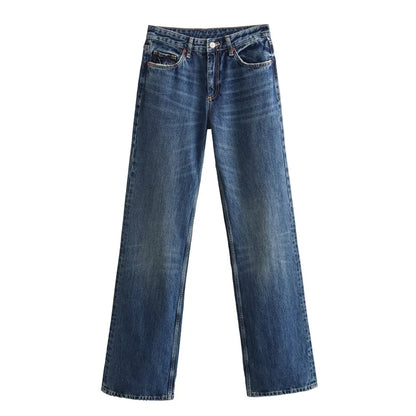 Stonewave Retro Wide-Leg Jeans