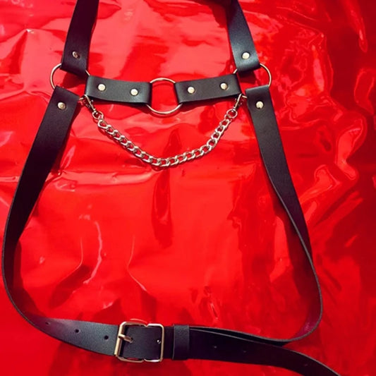 Steel Pulse – Leather Punk Chest Harness