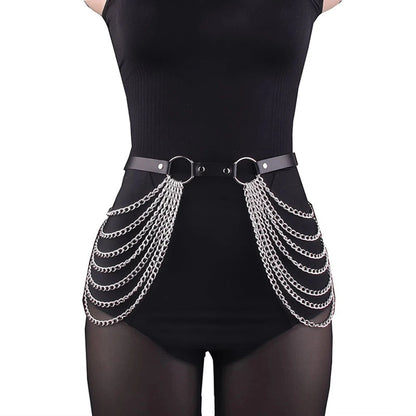LUSTRA Layered Chain Waist Harness
