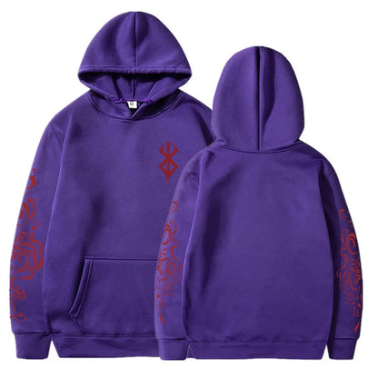 BERSERK//ACID Gothic Oversized Hoodie – Harajuku Dark Streetwear