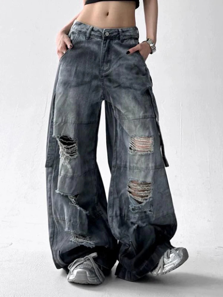 SoilFade Wide Leg Jeans