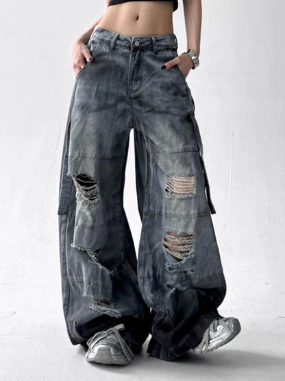 SoilFade Wide Leg Jeans