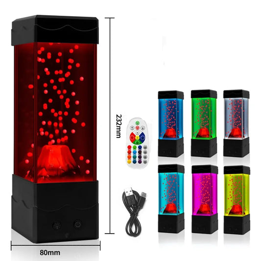 Neon Volcano Lamp