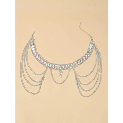 CrystalGlow Belly Chain – Festival Waist Jewelry for Rave Queens