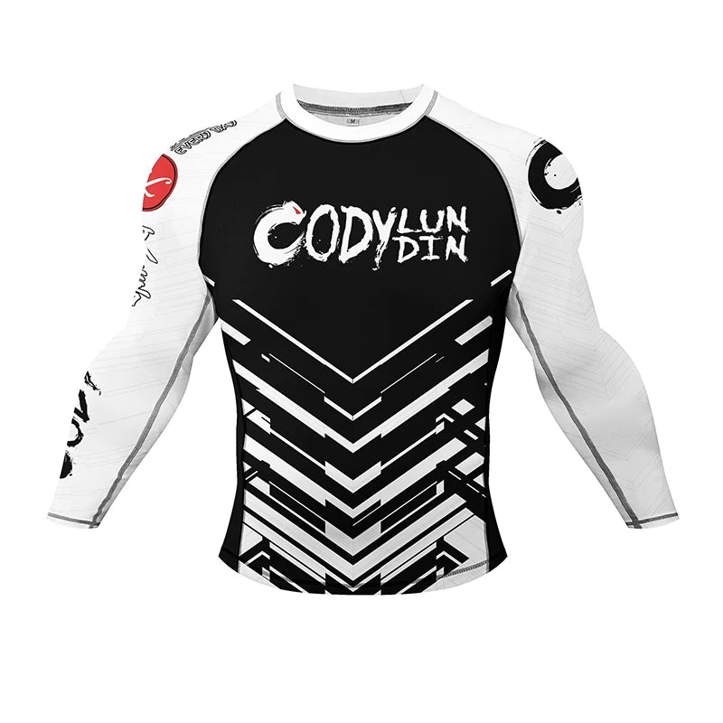 DRILL//CORE Compression Rashguard – Mock Neck Tech Shirt for Combat & Surf