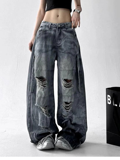 SoilFade Wide Leg Jeans