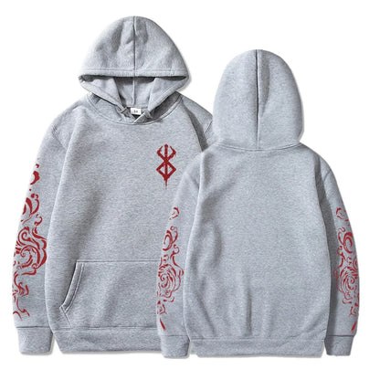 BERSERK//ACID Gothic Oversized Hoodie – Harajuku Dark Streetwear