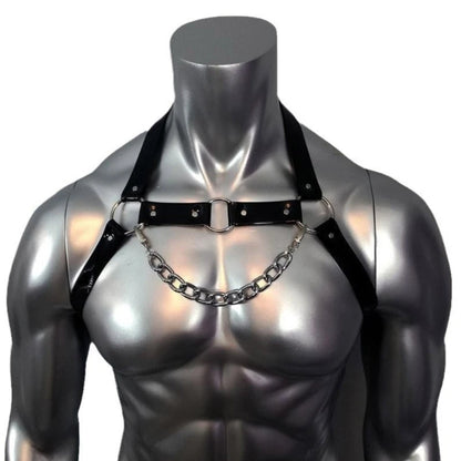 Steel Pulse – Leather Punk Chest Harness