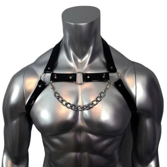 Steel Pulse – Leather Punk Chest Harness