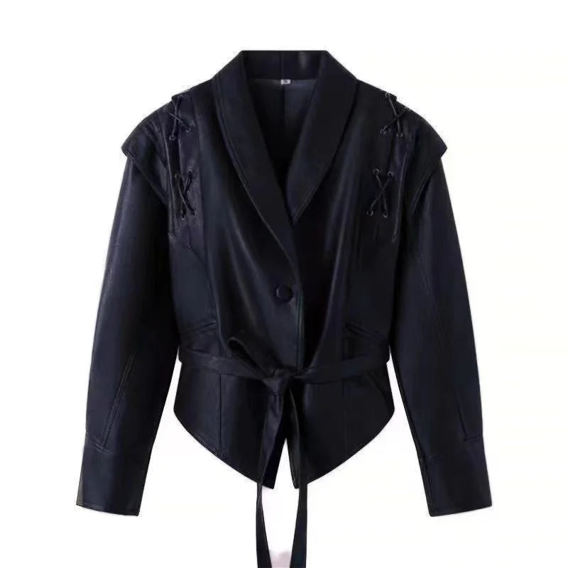 Vortex V-Neck Moto Jacket
