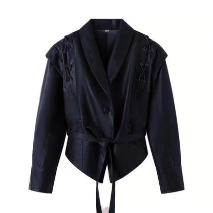 Vortex V-Neck Moto Jacket