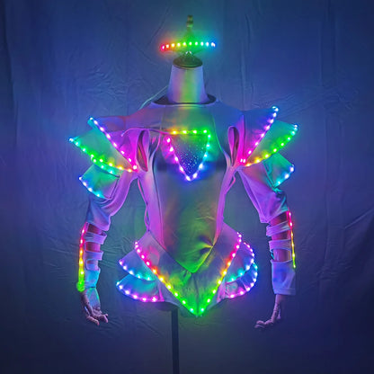 Luminous Bride LED Tutu Dress – Dance & Party Glow