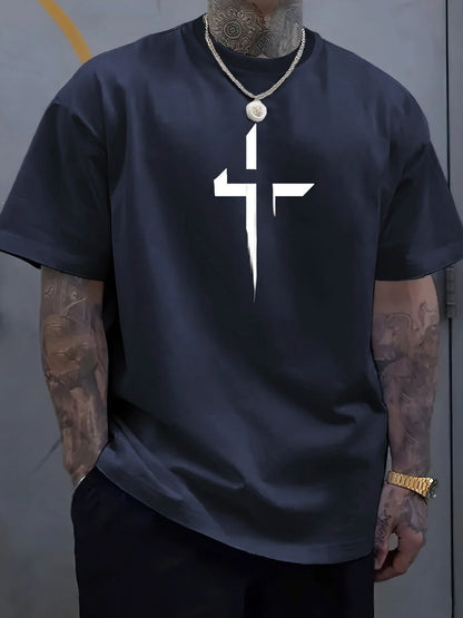 Reverse Cross Vibes – Summer Oversized Tee