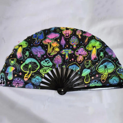 Holo Breeze Folding Rave Fan