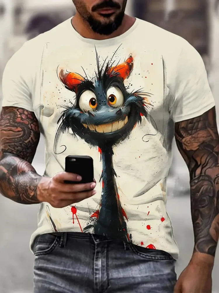 Wild Hair Cat – Harajuku Vibes Tee