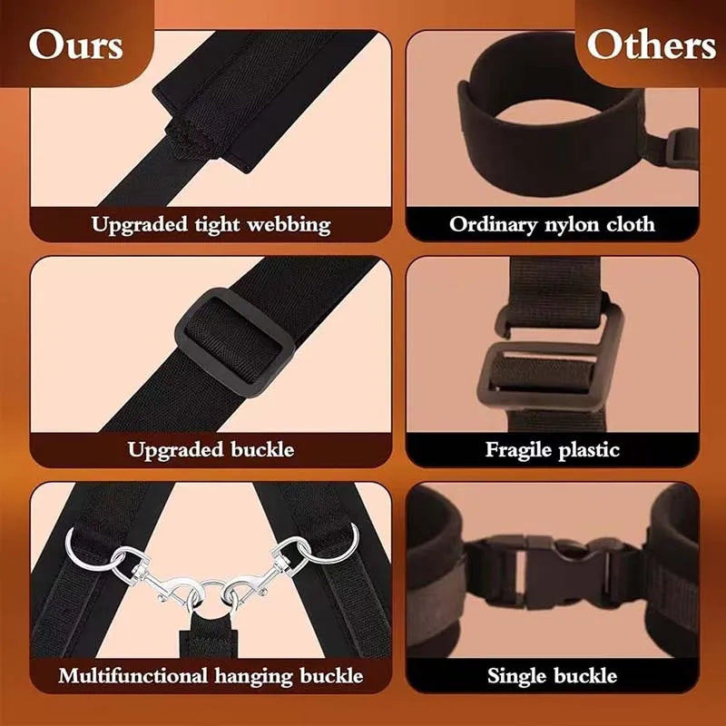 LUSTRA // Velvet Control - BDSM Restraint & Bondage KitLUSTRA // Velvet Control - BDSM Restraint & Bondage Kit