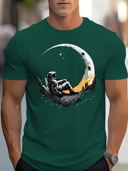 Lunar Drift Oversized Cyber Tee
