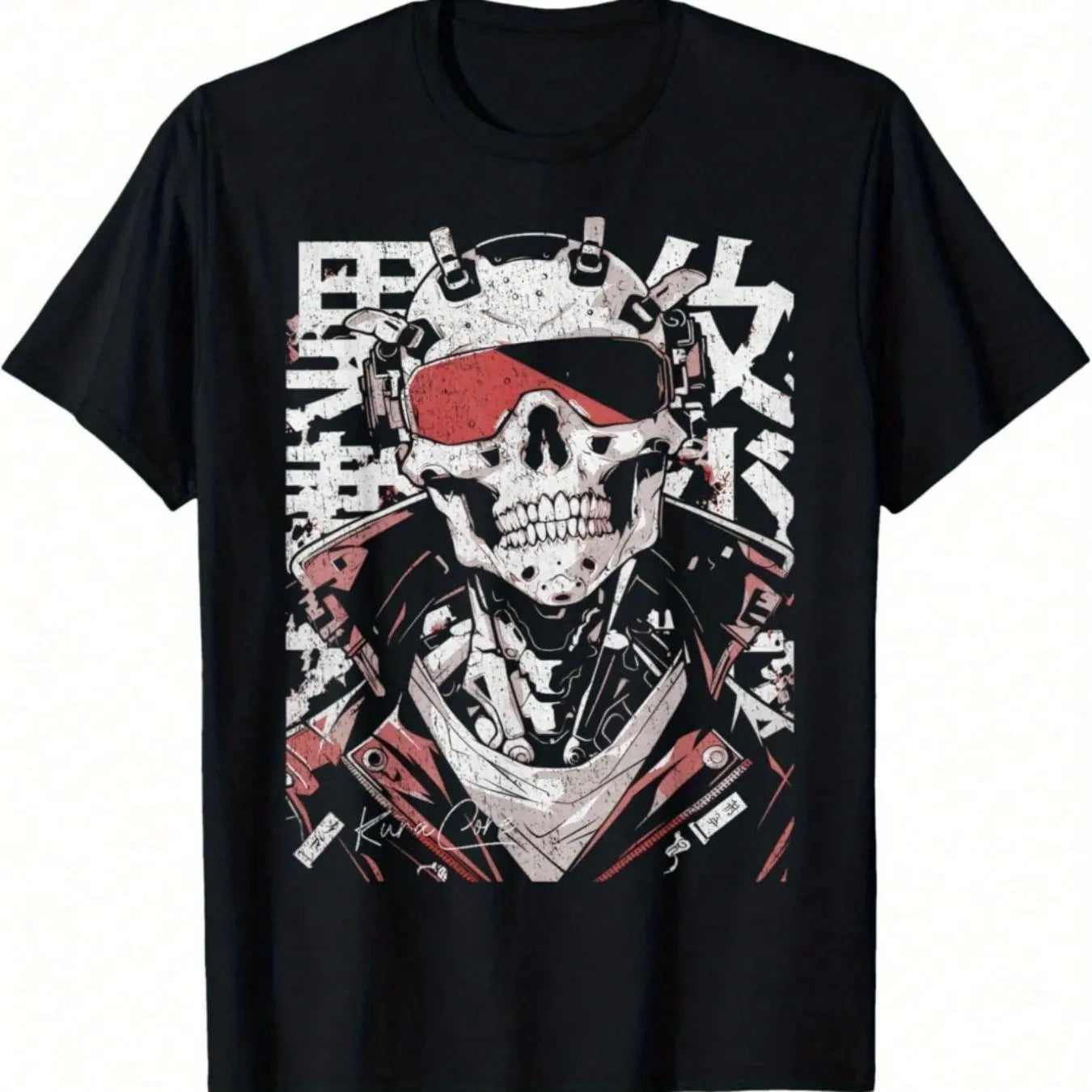 NEOTYPE//JP-CODE Tee – Cyberpunk Y2K Manga Streetwear Shirt