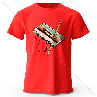 Retro Tape Vibes – Rewind Me Tee