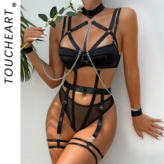 LUSTRA Chain Halter 4-Piece Set