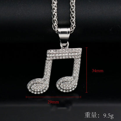 Melody Grace – Elegant Musical Note Pendant Necklace