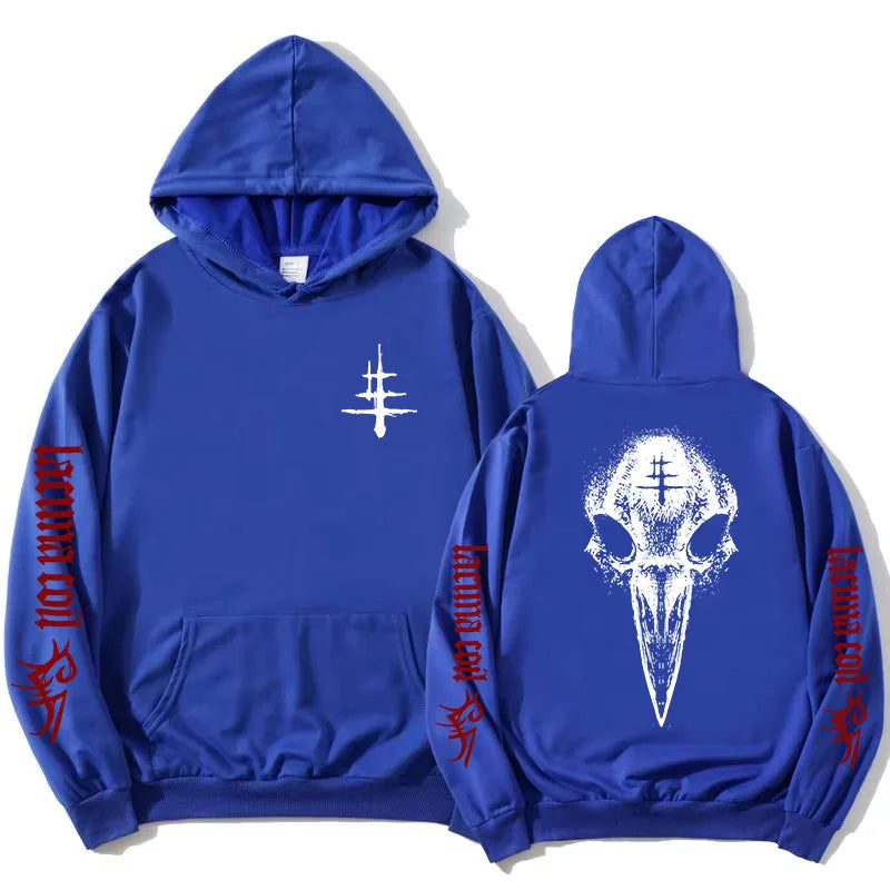 SLEEPLESS EMPIRE Lacuna Coil Hoodie – Gothic Rock Streetwear Fleece