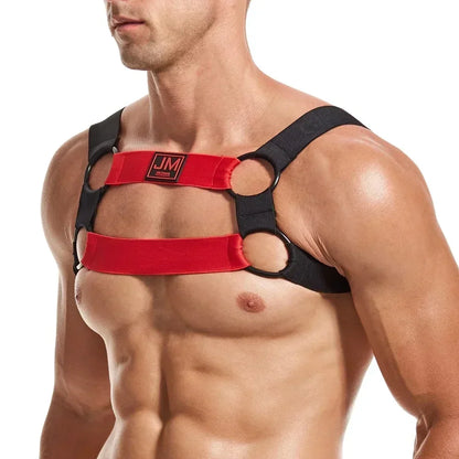 LUSTRA Obsidian Ritual - Open Back Fetish Harness Top
