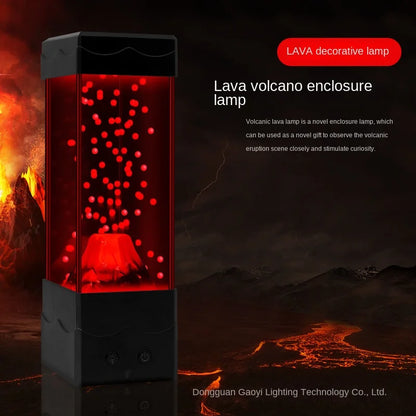 Neon Volcano Lamp