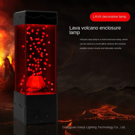 Neon Volcano Lamp