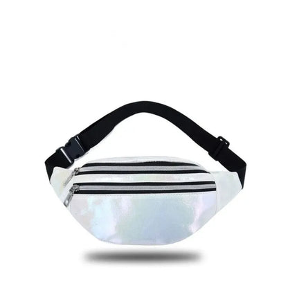 Prism Pulse – Holographic Waist Fanny Pack
