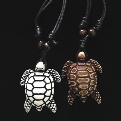 Tidebound – Yak Bone Tortoise Tribal Necklace