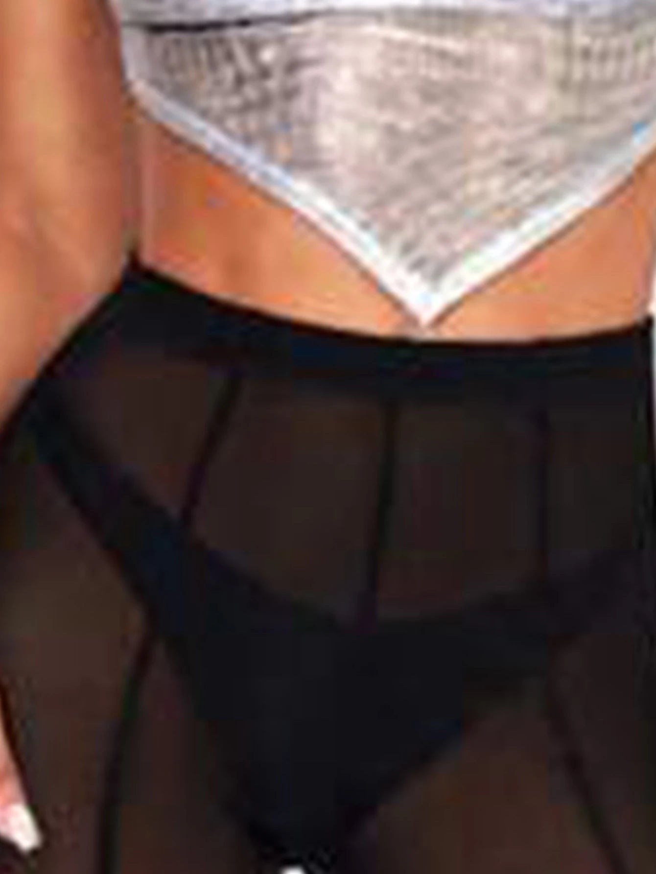 Nebula Mesh Flare Pants
