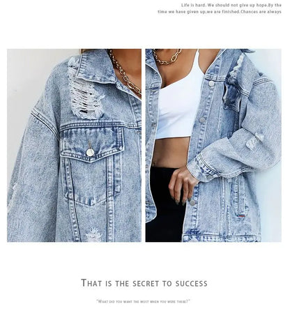 Riftline Distressed Denim Jacket