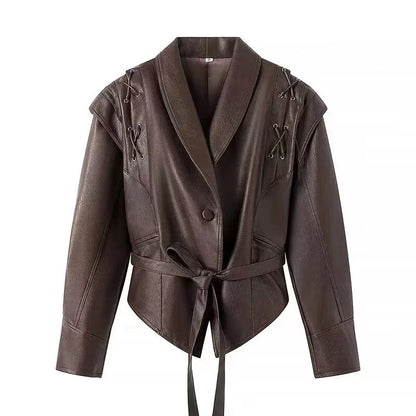 Vortex V-Neck Moto Jacket