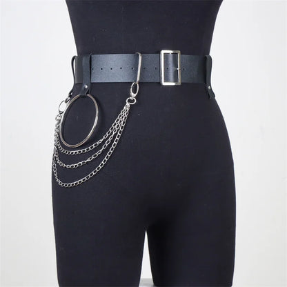 Voidframe - Punk Chain O-Ring Waist Harness