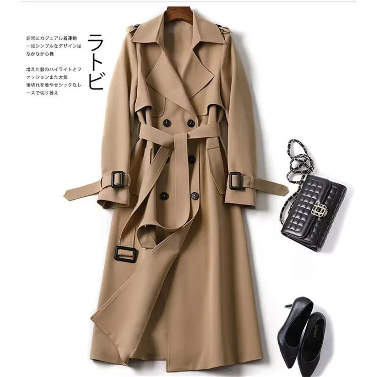 Cyberdelika Brit Noir Midi Coat