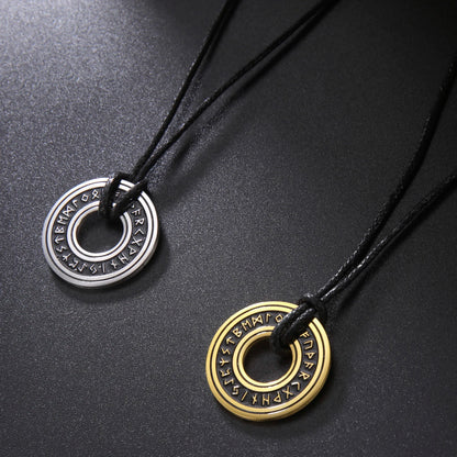 Elder Futhark – Nordic Rune Pendant Necklace