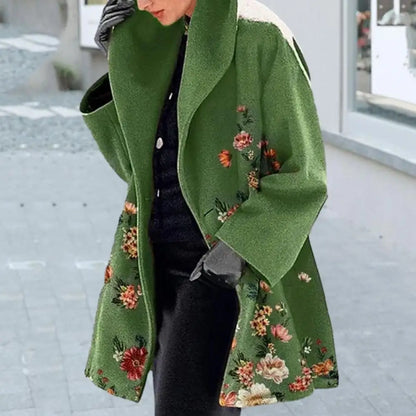 Noir Botanica Midi Coat