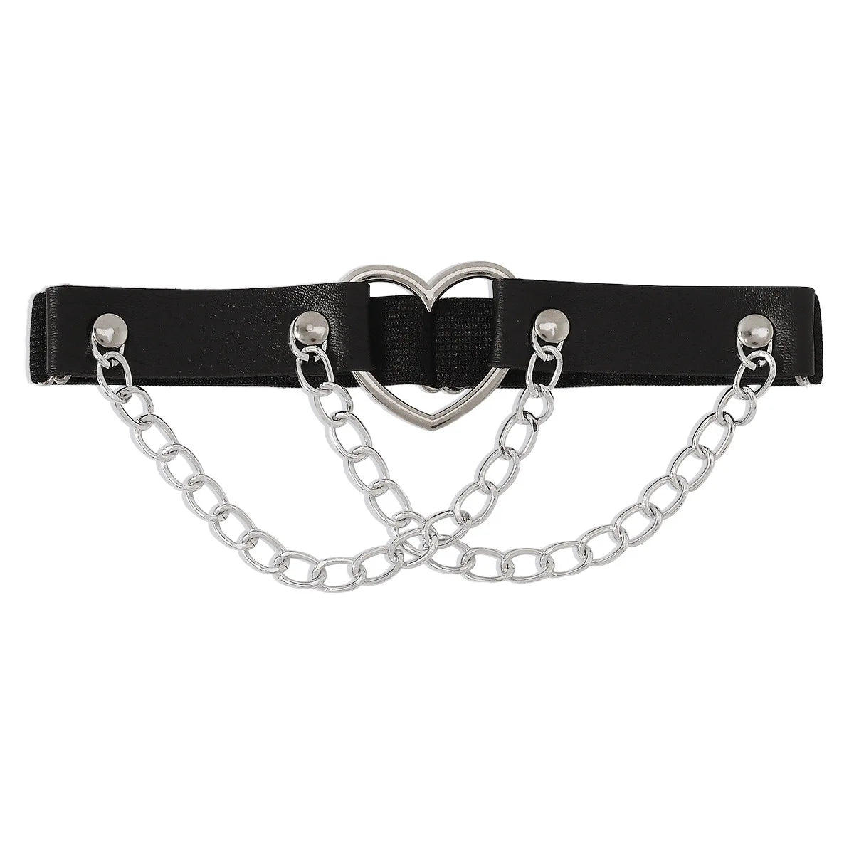 Midnight Thorn - Spiked Leather Leg Harness
