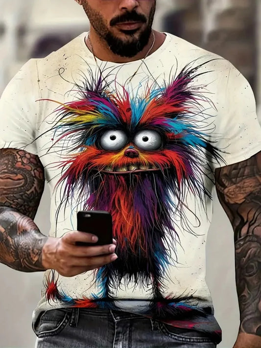 Wild Hair Cat – Harajuku Vibes Tee