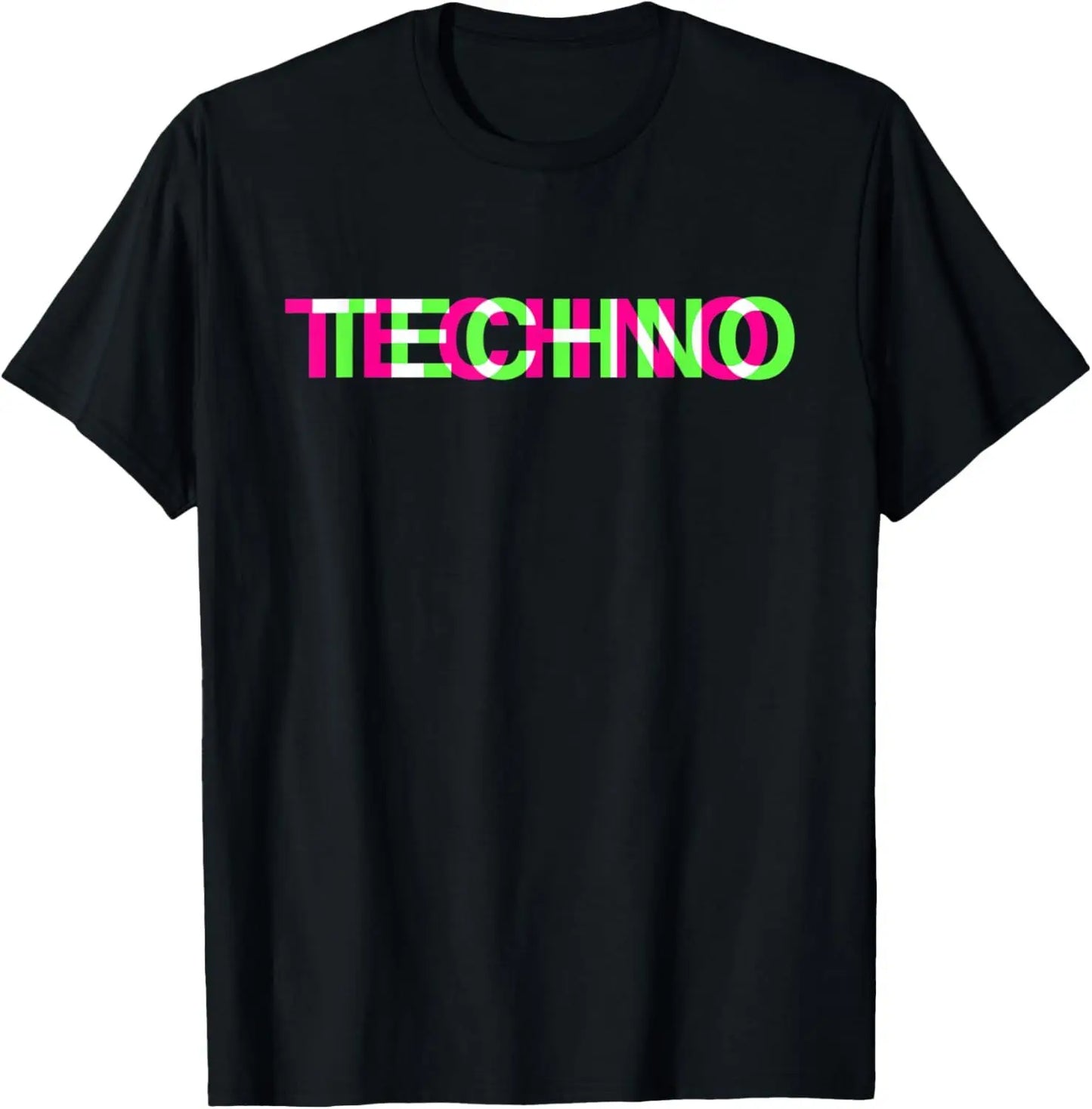 Trippy Glitch Cyber Tee