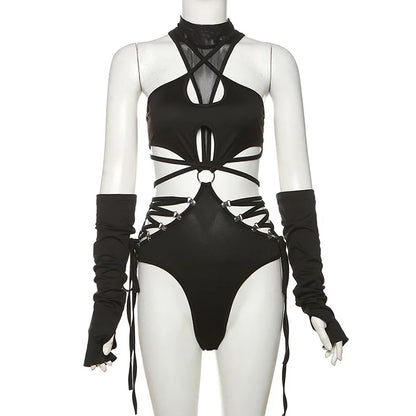 Shadow Veil Cyber Bodysuit