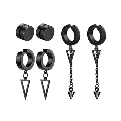 Cyber Edge Magnet Earrings Set