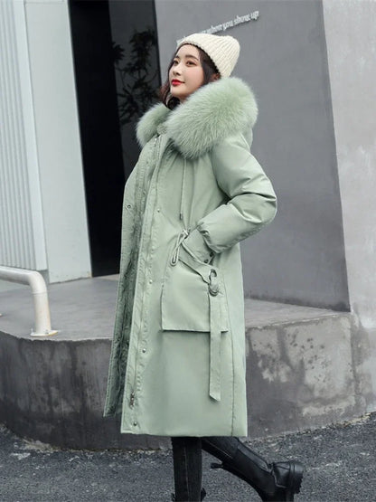 Arctic Halo Long Hooded Parka