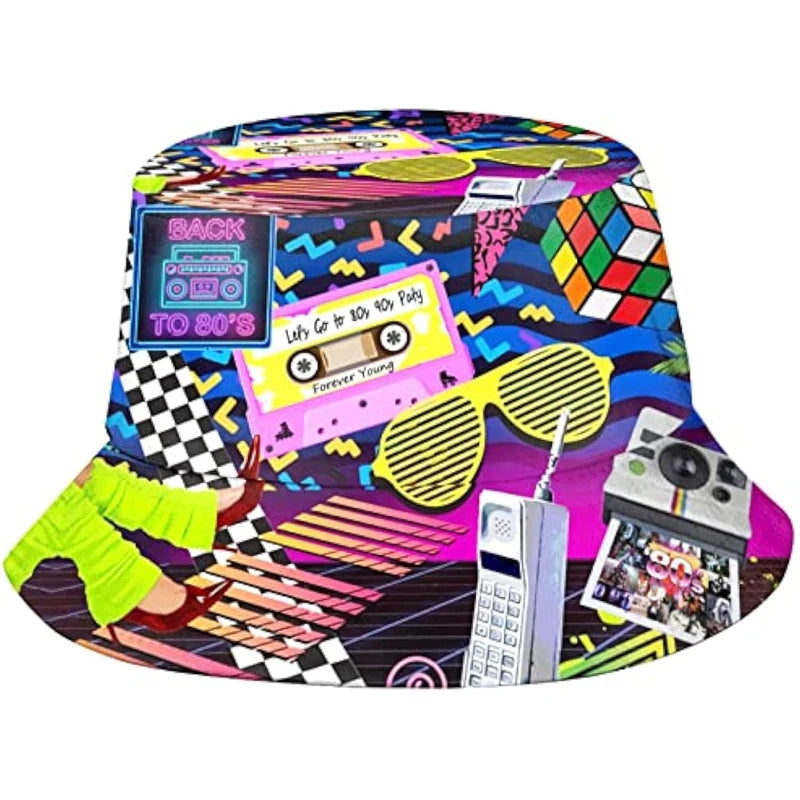 Back to 80s Bucket Hat – Retro Vibes Only