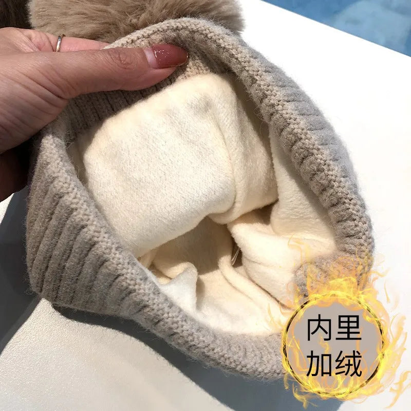 Frostflare – Premium Cashmere Wool Knit Winter Hat