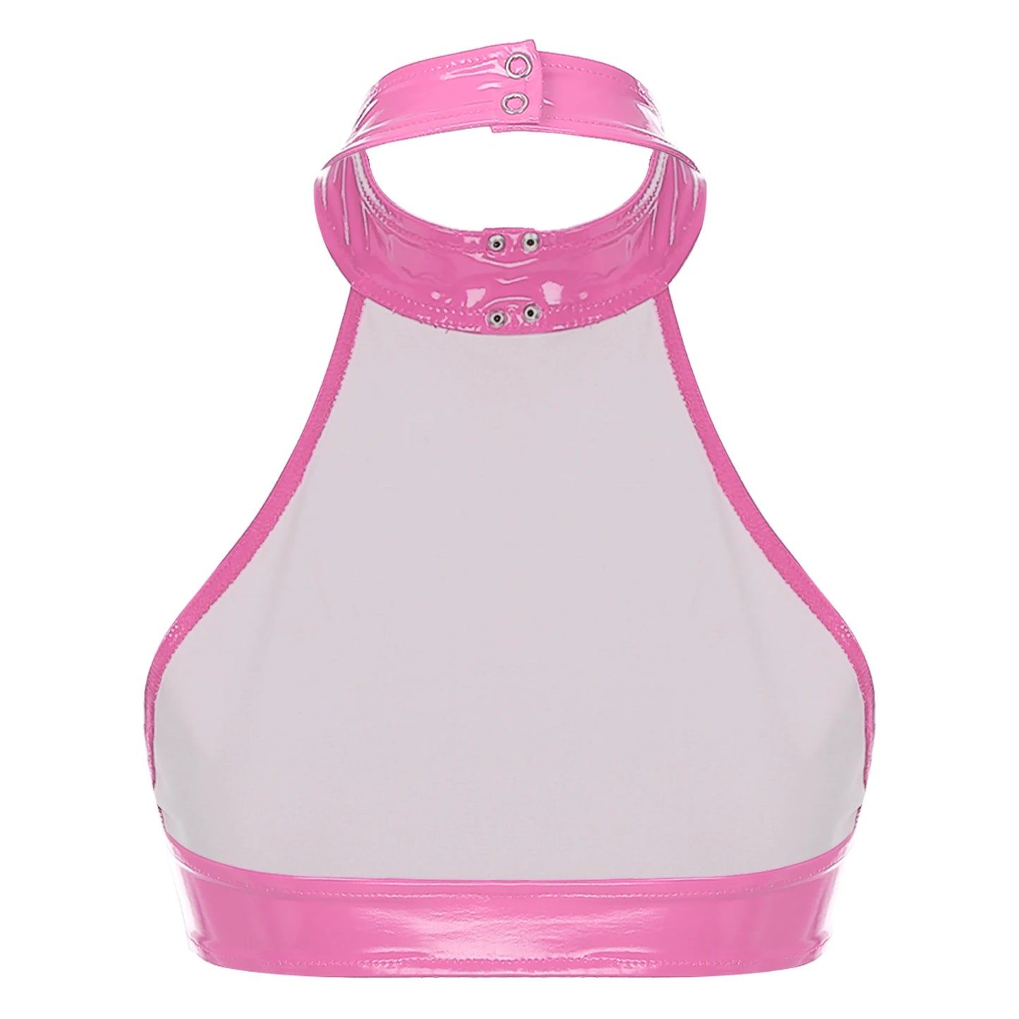 RINGSIGNAL Patent Halter Crop — O-Ring, Backless