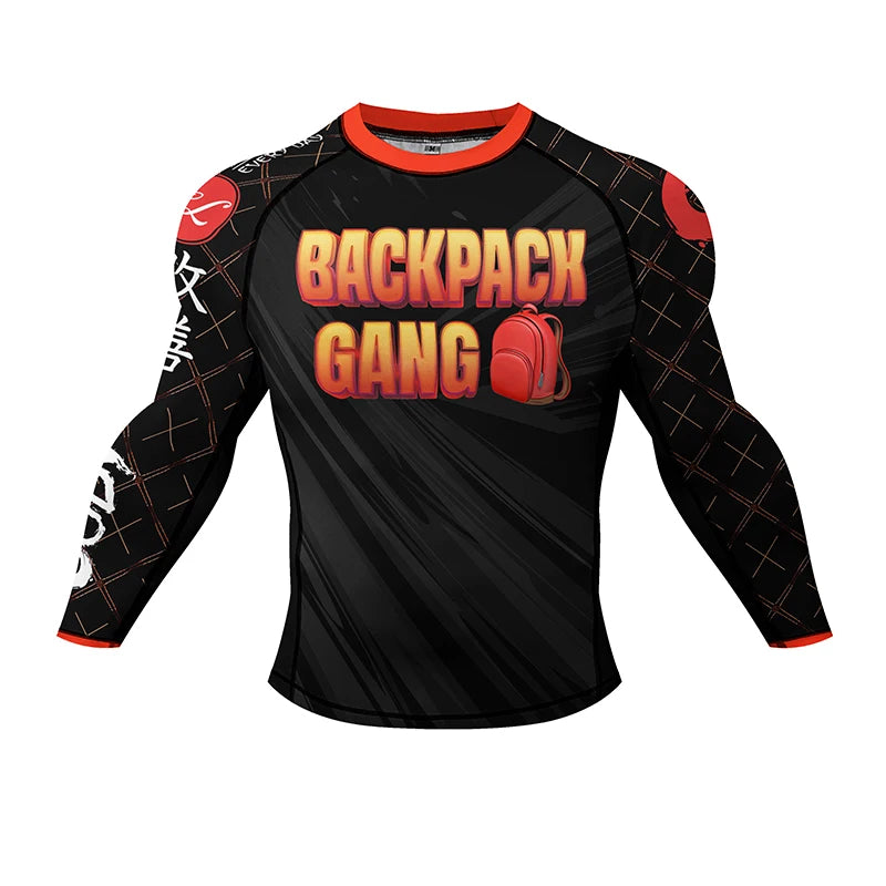 DRILL//CORE Compression Rashguard – Mock Neck Tech Shirt for Combat & Surf